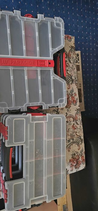 cutii depozitare obiecte mici parkside