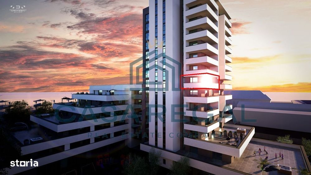 Apartament 2 camere, 50.10mp utili + 17.33mp terasa — fotografia 1