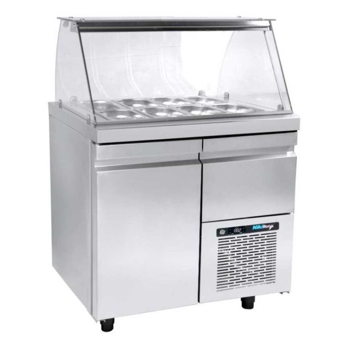 Хладилна витрина за салати – 89 см