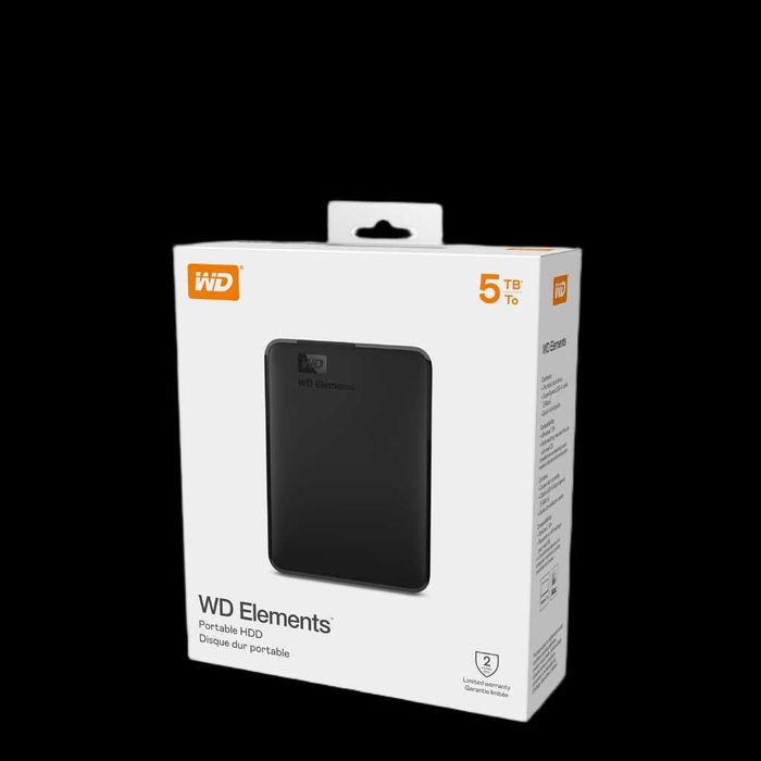 Внешний Жесткий диск WD Elements 5ТБ USB 3.0 HDD