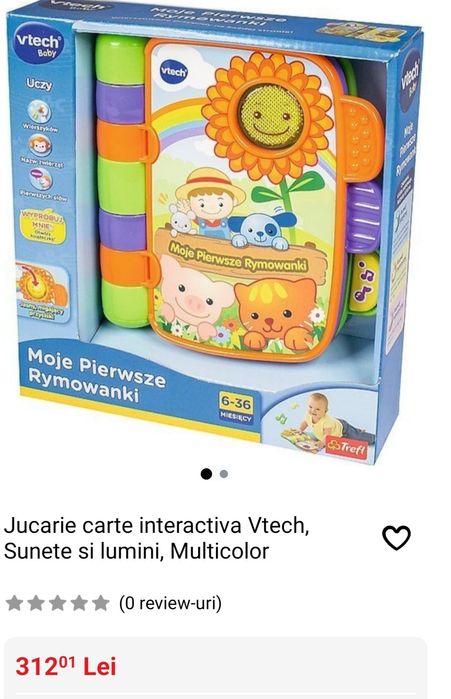 Carte interactiva Vtech, noua