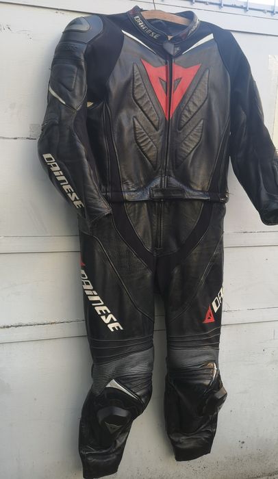 Costum moto piele premium Dainese Laguna