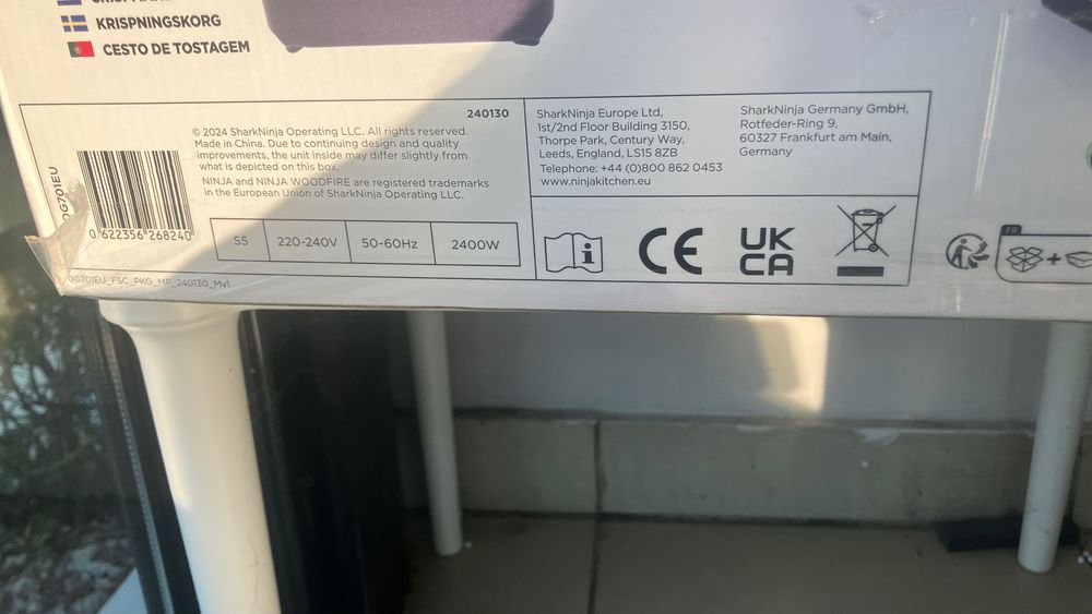 Gratar electric Ninja Woodfire OG701EU