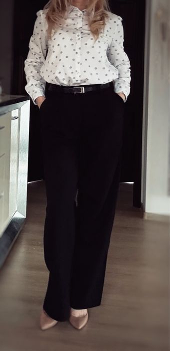 Camasa dama Esprit alba cu buline, marimea 34 (XS)