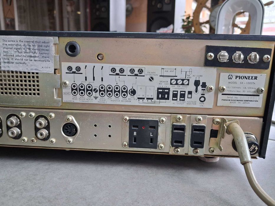 Pioneer SX 1000 TA stereo receiver