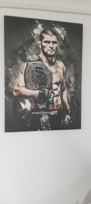 Картины с бойцами и футболистами