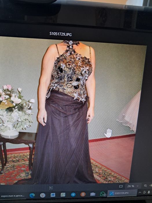 Красивое вечернее платье