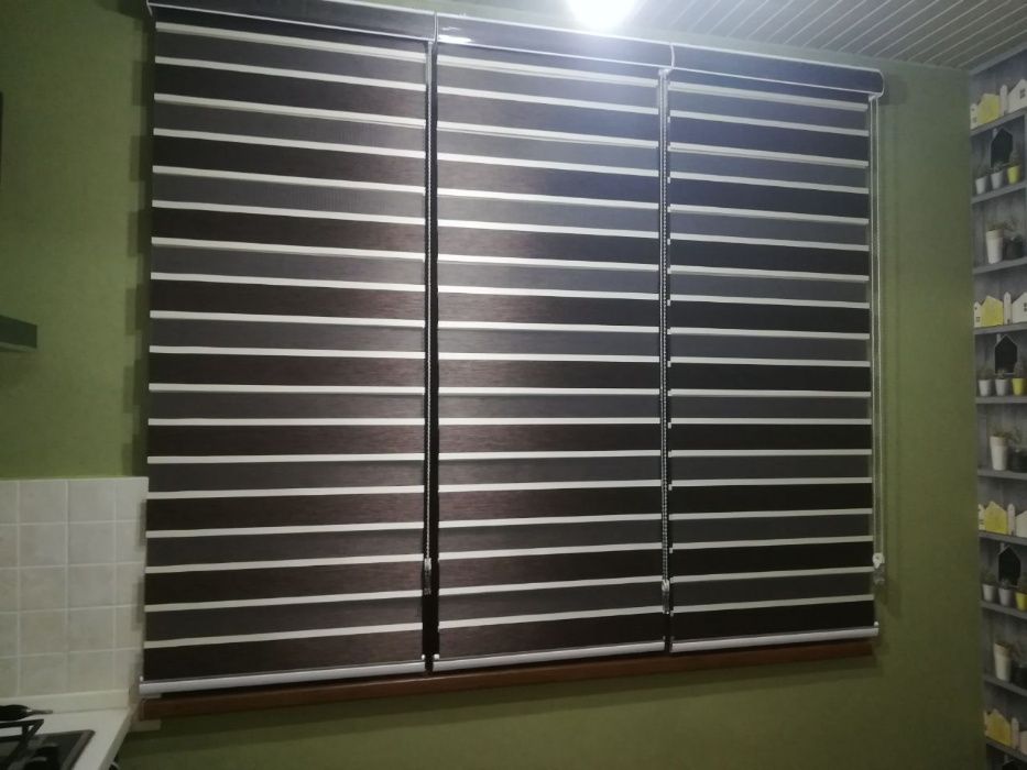 Жалюзи зебра жалюзи день ночь жалюзи ролло жалюзи комбо всех видов.