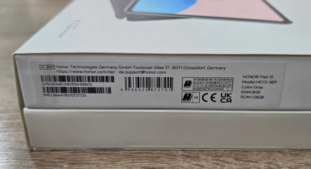 Honor Pad 10 5G grey с гаранция