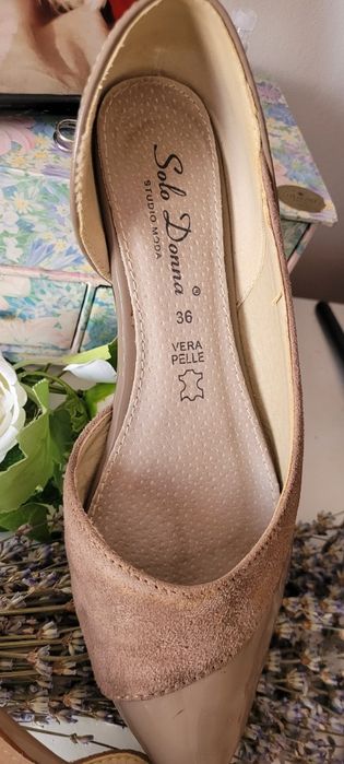 Balerini piele interior exterior Vera Pelle