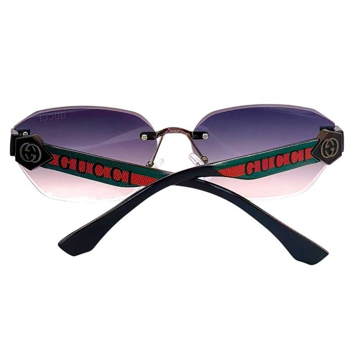 Gucci Fens 2027 Дамски слънчеви очила с цветна рамка и лого