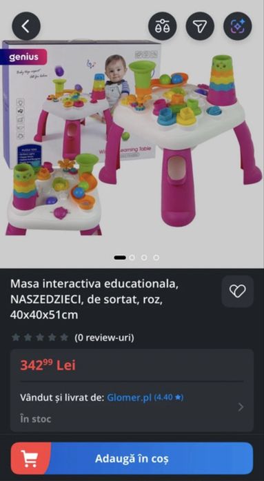 Masa interactiva  educationala