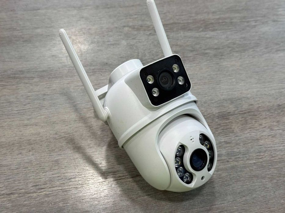 Двойна WiFi камера 8MP (Dual Lens) PTZ – 2160p / 4K