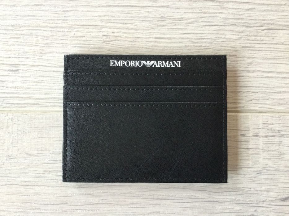НОВ оригинален кожен cardholder / портфейл на EMPORIO ARMANI от Италия
