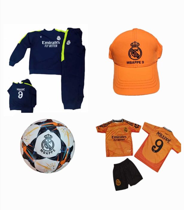 Зимна Шапка Мбапе Реал Мадрид сезон 24/ 25 Плетена за деца и възрастни