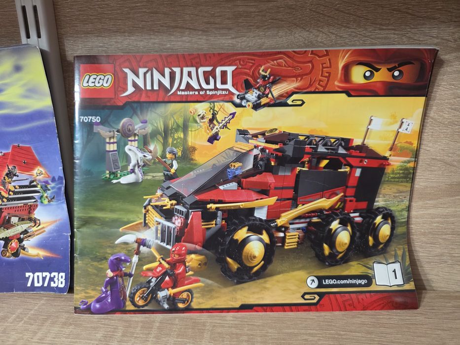 LEGO Ninjago Ninja DB X 70750 complet cu manual