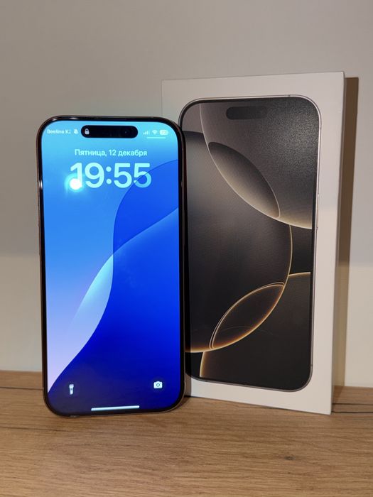iPhone 16 Pro • 128 GB • Natural Titanium (Серый)