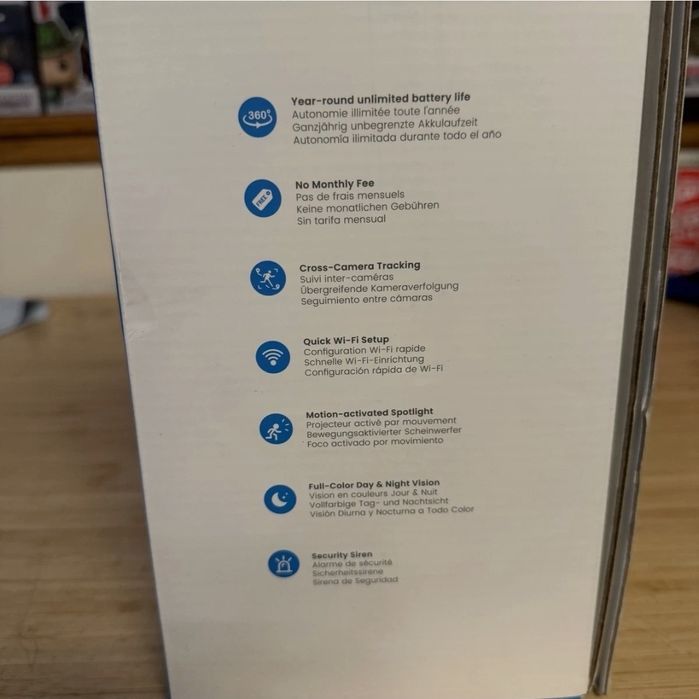 Kit cameră de securitate AOSU 360 cu alimentare solară