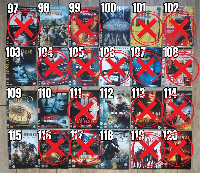 Екшън Филми DVD's Оригинални Дискове на Английски Език 5 лв/бр Movie