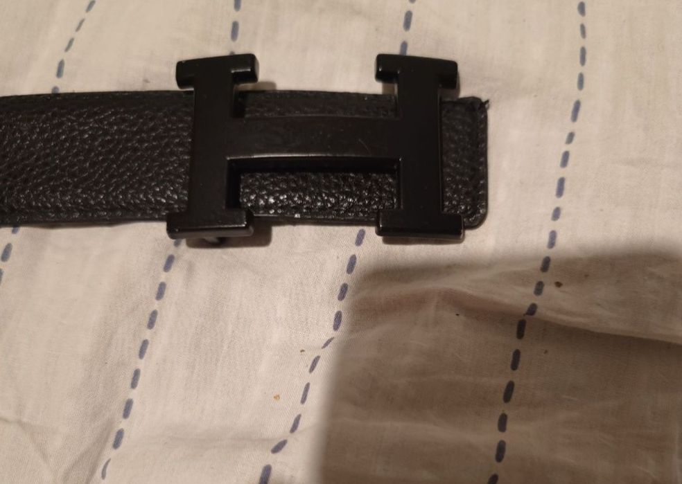 Curea de piele naturala Hermes 120cm