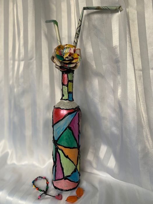 Ръчно рисувани бутилки