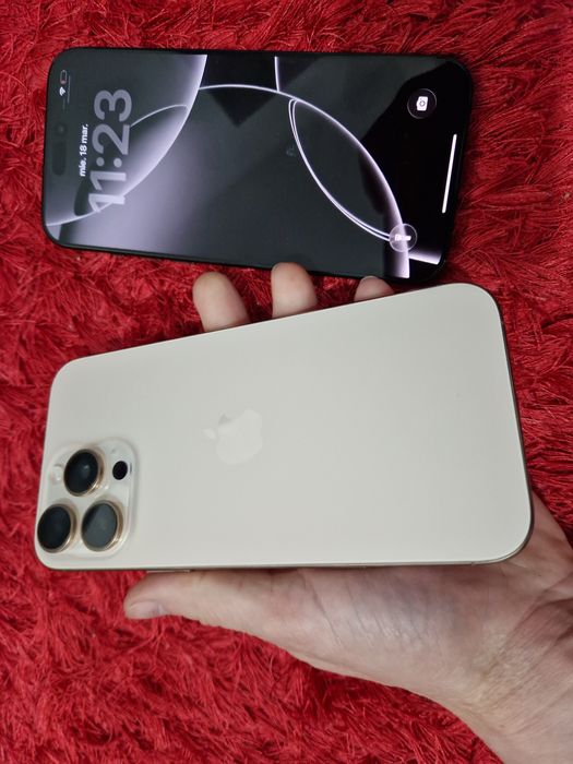 -Iphone 16Pro Max, 256Gb, 8Ram, Desert-Black Titanium, bat-93%-92%-337