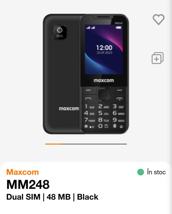 Telefon MaxCom MM248