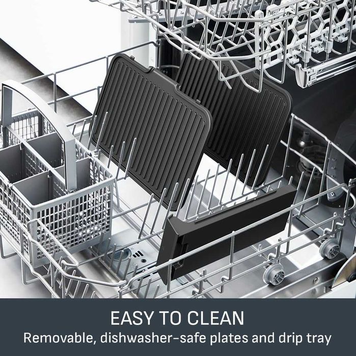 Tefal SuperGrill 3в1 XL, Вътрешен грил, незалепващи плочи, GC520DG1