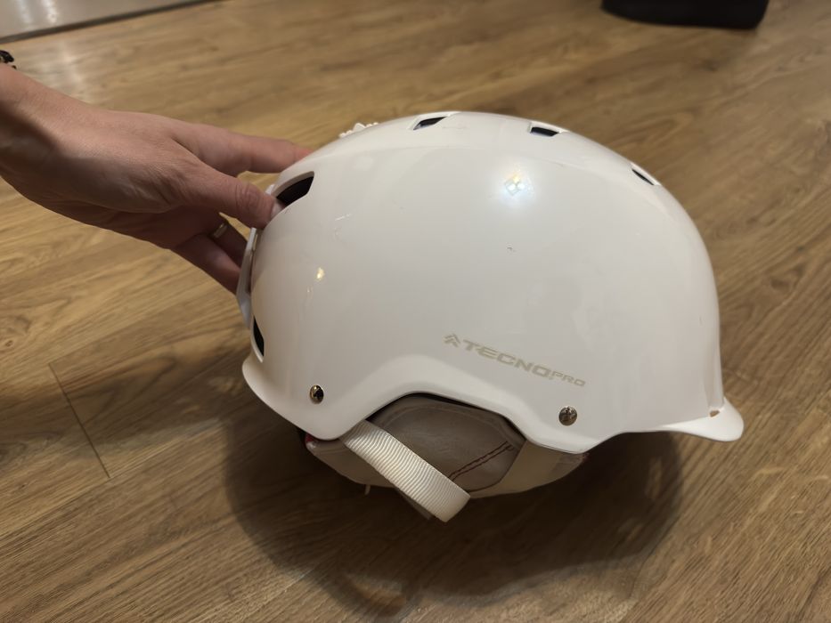 Casca copiii Tecno Pro marimea M, culoare alba