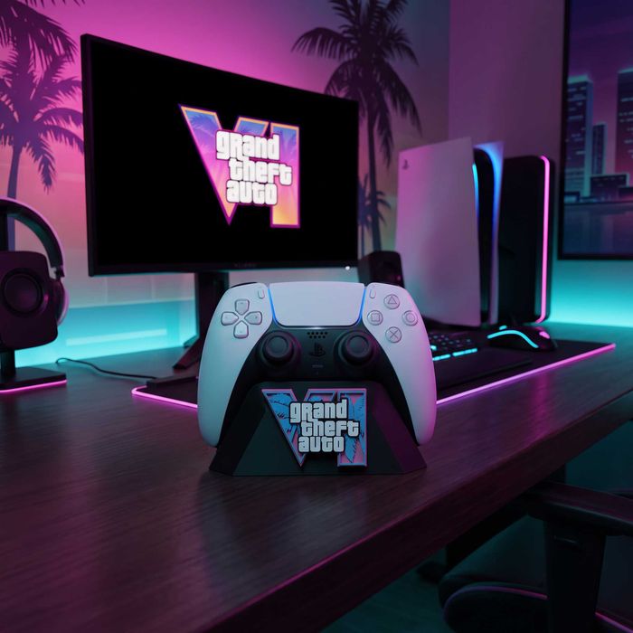 GTA VI поставка за PS5 контролер – 3D принтиран gaming аксесоар