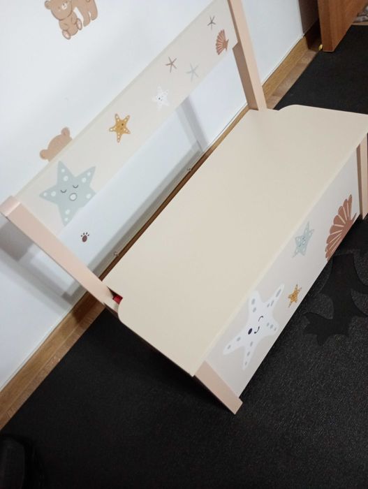 Bancuta copii cu spatiu depozitare