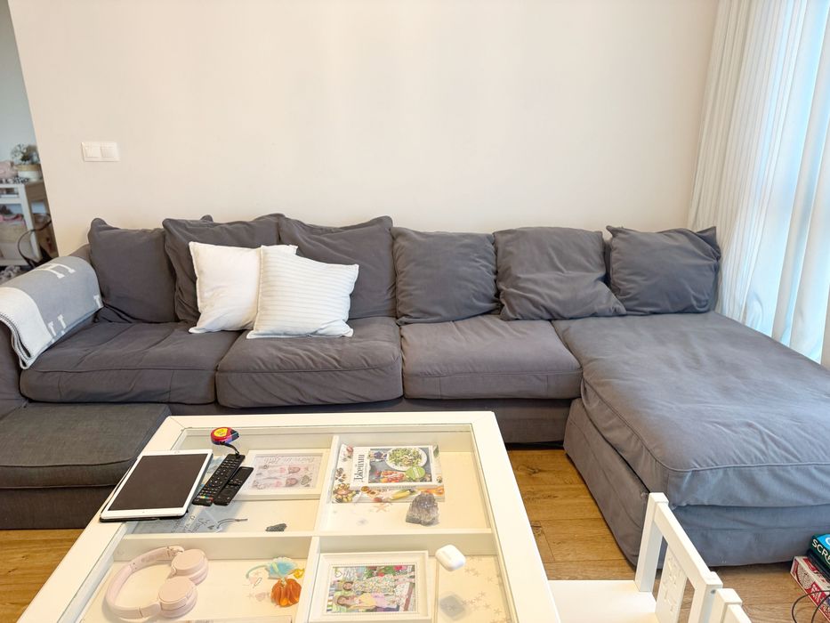 Ъглов диван с лежанка IKEA