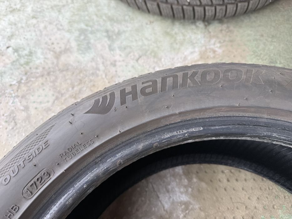 4бр. ОТЛИЧНИ Летни Гуми С Борд 205/50R/17 *HANKOOK* DOT:1723- 6.6мм + 5.9мм