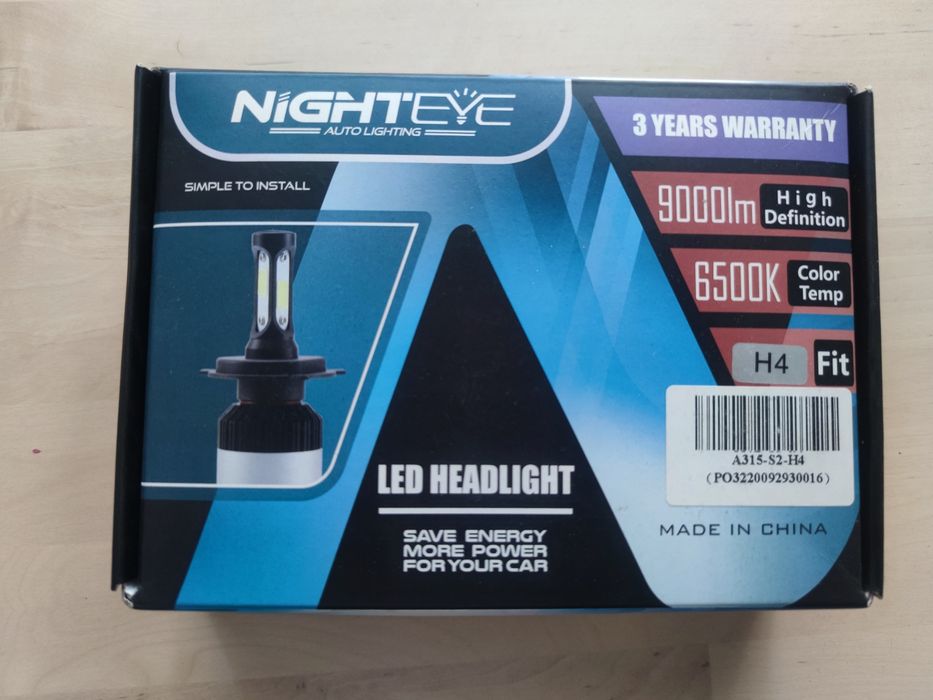 Becuri Led auto H4