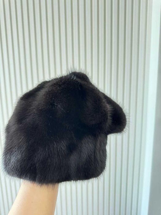 Шуба норковая с шапкой