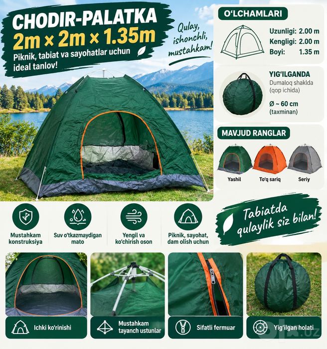 Chodir palatka yigma