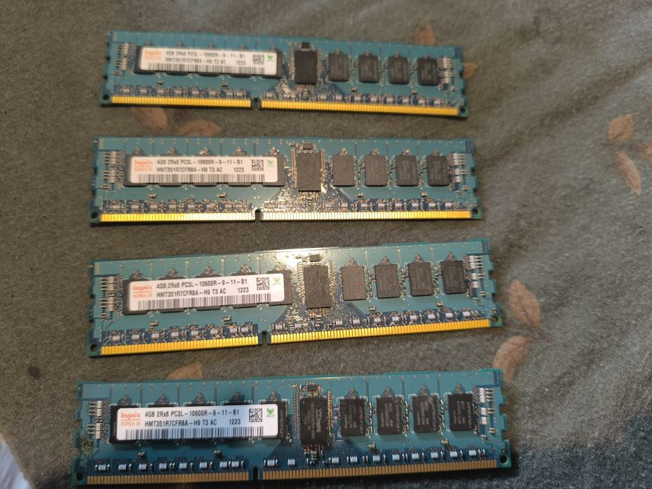 RAM DDR3 ecc server 16 gb 4 x4 gb