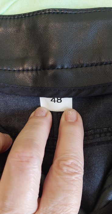 Юбка женская кожаная