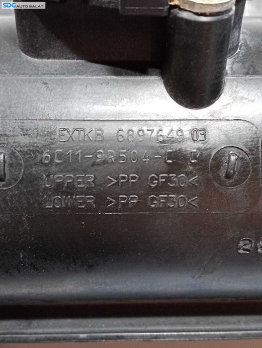 Tub Tubulatura Conducta Admisie Presiune Aer Intercooler Turbo Turbina Turbosuflanta cu Senzor Aer Ford Transit 2.2 TDCI 2006 - 2015 Cod 6C11-9R504-C 6C11-12B579-AA [M6074]