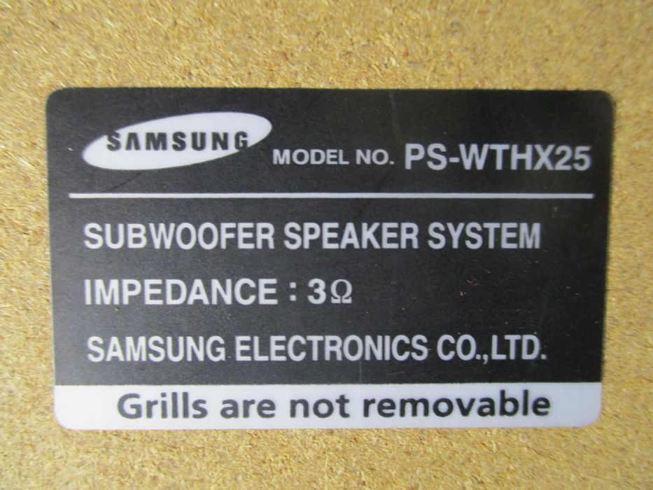Subwoofer Samsung-PS-WTHX25