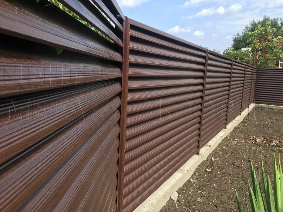 жалюзи забор Металлический жалюзи