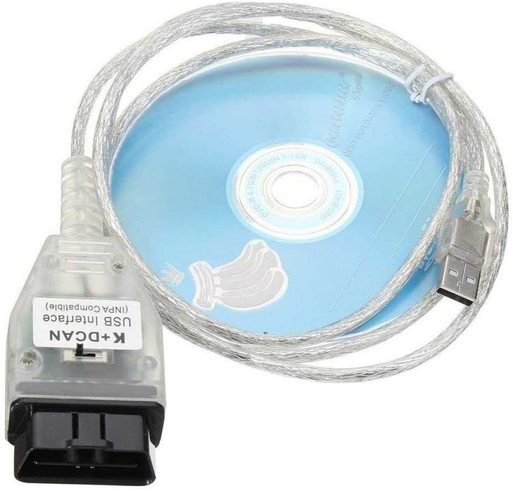 Tester BMW Interfata K+DCAN Diagnoza Seria E/F/G`93-2018 ISTA INPA NCS