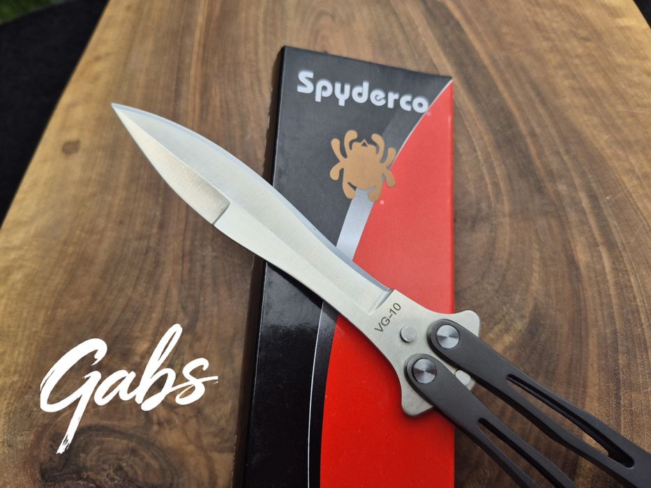 Сгъваем нож пеперуда Spyderco SpyderFly Butterfly B01P