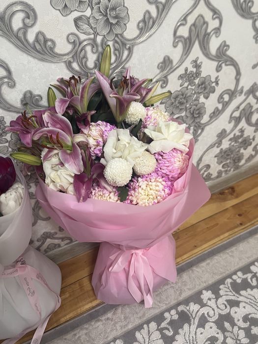 Букеты цветы гүлдер