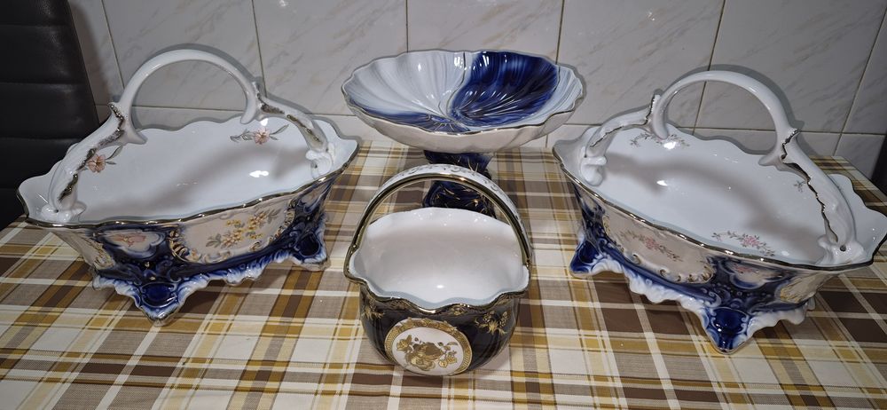 Set porțelan Regal Crown – Fine China – 4 piese – stare excelentă