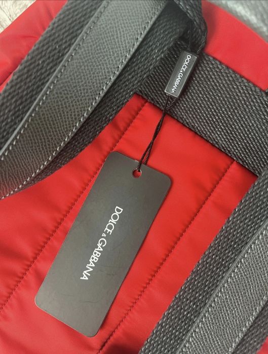 Rucsac din nylon brodat Dolce&Cabbana