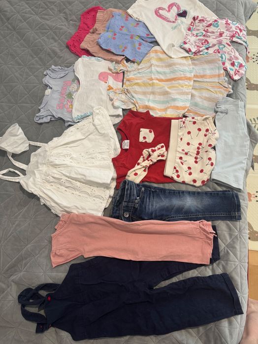 Set de haine pentru fetite marimea 80 (1 ani)