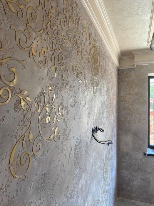 Декоративная штукатурка: венецианска, шёлк, микроцемент