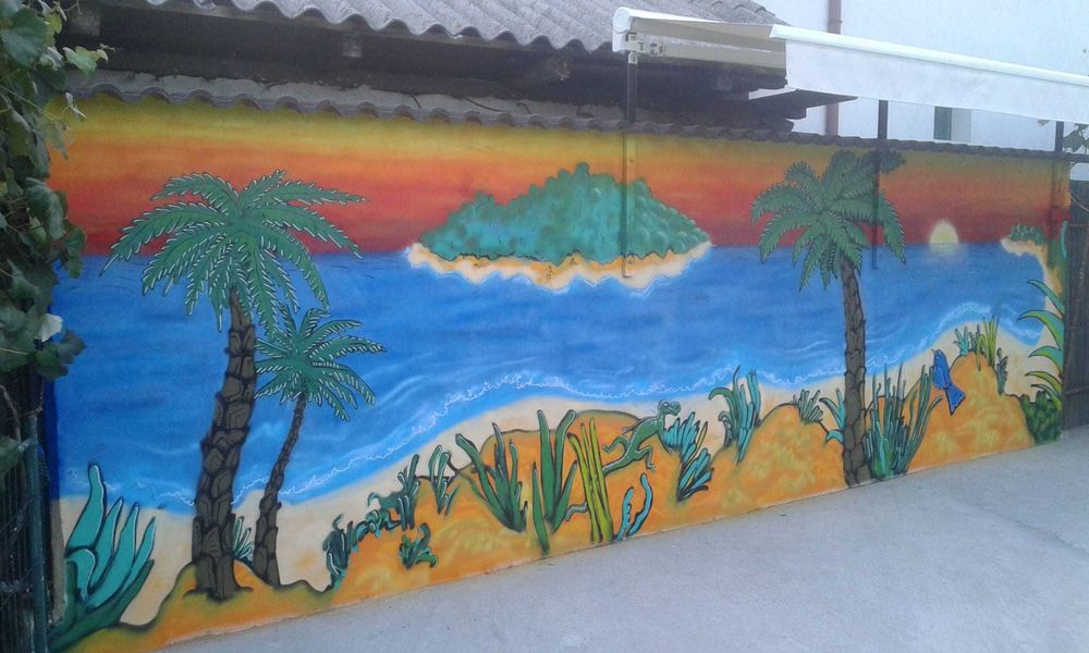 Desene graffiti / Desenam pereti / Pictura murala
