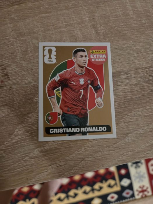 Panini world Cup 2026 Cristiano Ronaldo extra stiker bronz (schimb)